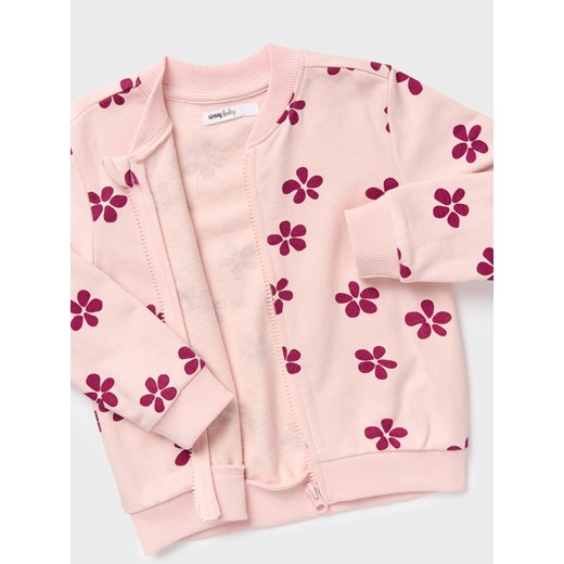 Sinsay - Bluza w kwiaty - kremowy Sinsay 74 (6-9 m) Sinsay