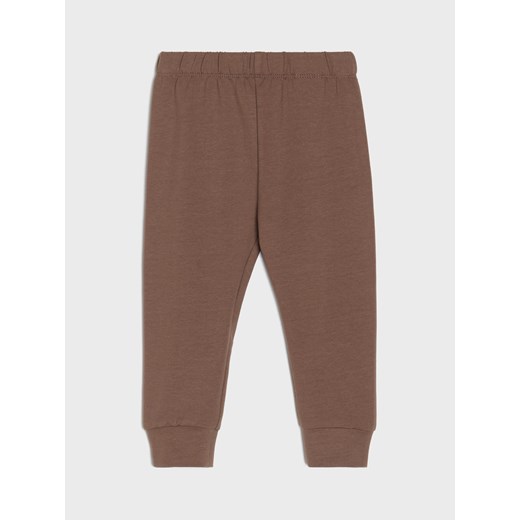 Sinsay - Bawełniane legginsy 2 pack - beżowy Sinsay 98 (2-3 l) Sinsay