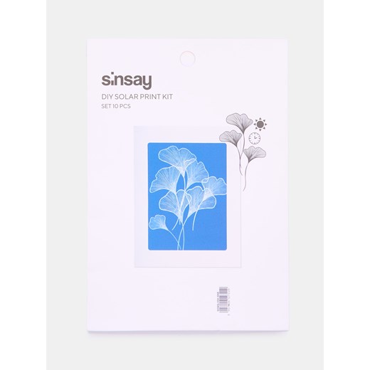 Sinsay - Zestaw kreatywny - DIY do solarnego druku - niebieski Sinsay One Size Sinsay