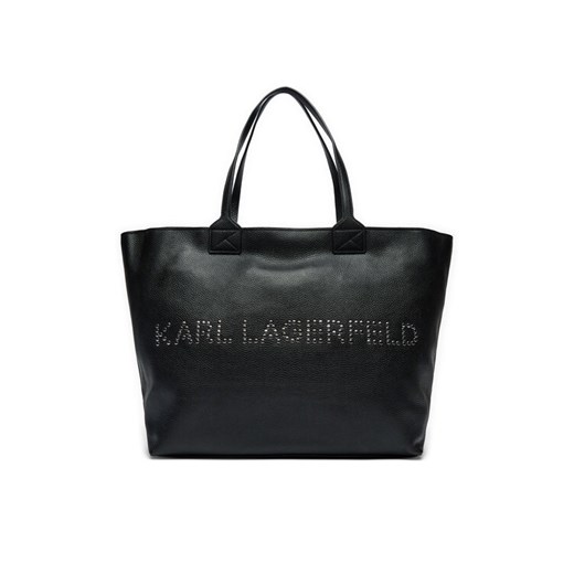 Torebka KARL LAGERFELD 245W3086 Czarny ze sklepu eobuwie.pl w kategorii Torby Shopper bag - zdjęcie 184744403