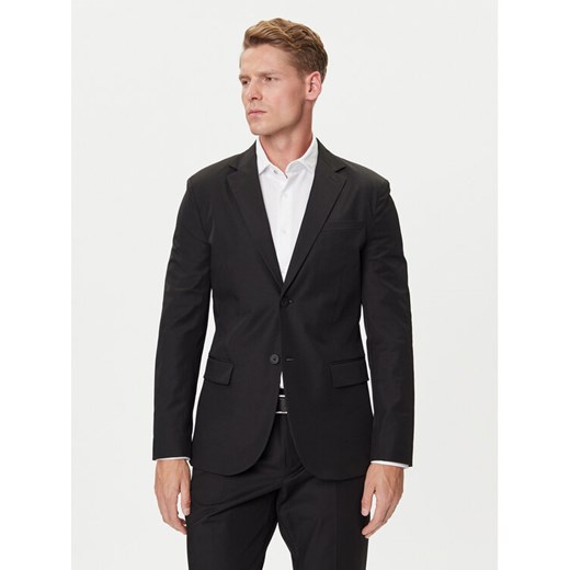 Guess Marynarka M4YN00 WG9Z2 Czarny Regular Fit ze sklepu MODIVO w kategorii Marynarki męskie - zdjęcie 184744600