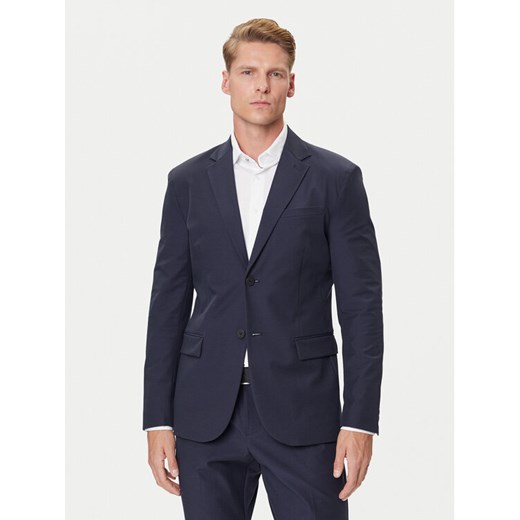 Guess Marynarka M4YN00 WG9Z2 Granatowy Regular Fit ze sklepu MODIVO w kategorii Marynarki męskie - zdjęcie 184744624