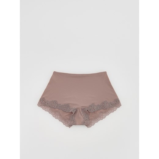 Reserved - Majtki typu szorty - brązowy Reserved S Reserved