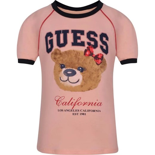Guess T-shirt | Regular Fit ze sklepu Gomez Fashion Store w kategorii Bluzki dziewczęce - zdjęcie 184745534