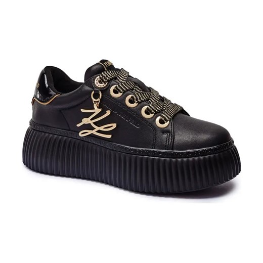 Karl Lagerfeld Skórzane sneakersy KREEPER LO ze sklepu Gomez Fashion Store w kategorii Buty sportowe damskie - zdjęcie 184745550