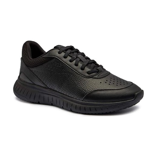 BOSS BLACK Skórzane sneakersy Titanis_Runn_ltmx ze sklepu Gomez Fashion Store w kategorii Buty sportowe męskie - zdjęcie 184745564