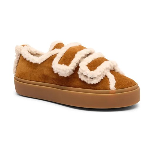 INUIKII Skórzane sneakersy VELCRO | shearling ze sklepu Gomez Fashion Store w kategorii Buty sportowe damskie - zdjęcie 184745583
