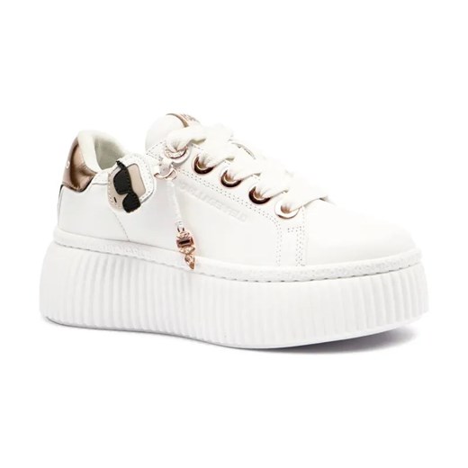 Karl Lagerfeld Skórzane sneakersy KREEPER ze sklepu Gomez Fashion Store w kategorii Buty sportowe damskie - zdjęcie 184745604