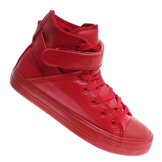 Wysokie czerwone trampki damskie /H2 17971 G4-92/ ze sklepu Pantofelek24.pl w kategorii Trampki damskie - zdjęcie 184747123