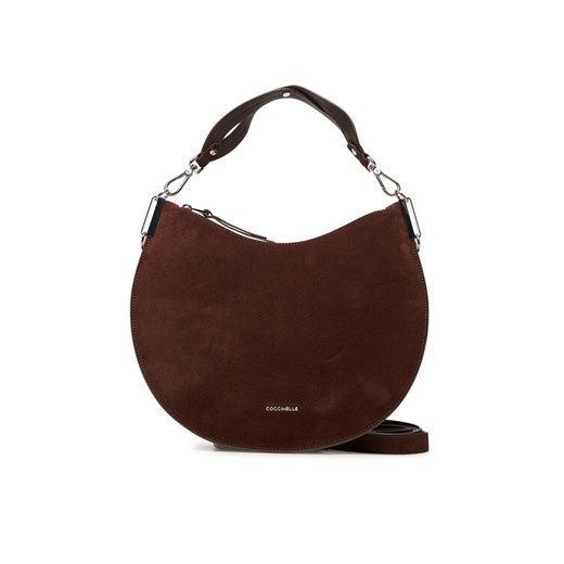 Torebka Coccinelle QKG Coccinellesunup Suede E1 QKG 13 02 01 Brązowy ze sklepu eobuwie.pl w kategorii Torby Shopper bag - zdjęcie 184747313