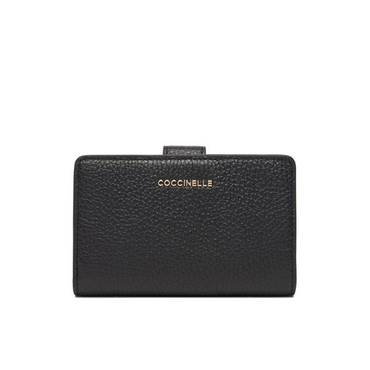 Coccinelle Duży Portfel Damski MW5 Metallic Soft E2 MW5 11 E7 01 Czarny ze sklepu MODIVO w kategorii Portfele damskie - zdjęcie 184747624