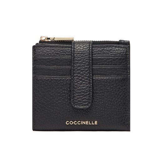 Coccinelle Mały Portfel Damski MW5 Metallic Soft E2 MW5 11 F7 01 Czarny ze sklepu MODIVO w kategorii Portfele damskie - zdjęcie 184747634