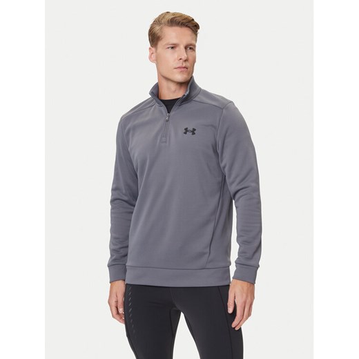 Under Armour Bluza Armor Fleece 1373358 Szary Regular Fit ze sklepu MODIVO w kategorii Bluzy męskie - zdjęcie 184747644