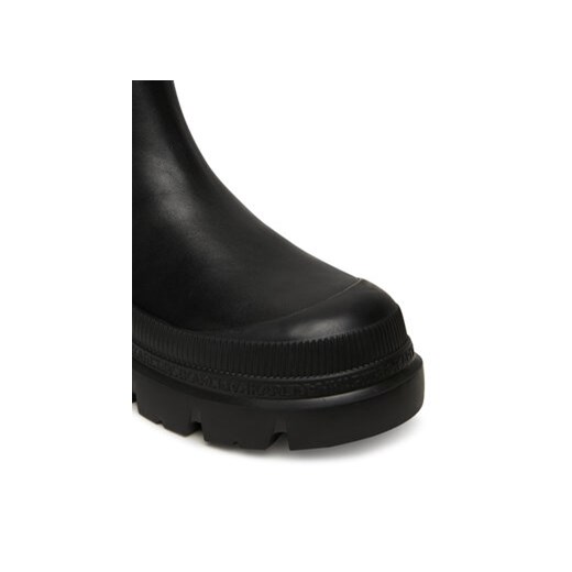 Botki KARL LAGERFELD KL43565 Czarny Karl Lagerfeld 36 eobuwie.pl
