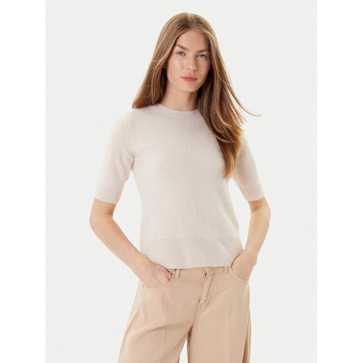 Marella Sweter Jim 2523366075 Écru Regular Fit ze sklepu MODIVO w kategorii Swetry damskie - zdjęcie 184749451