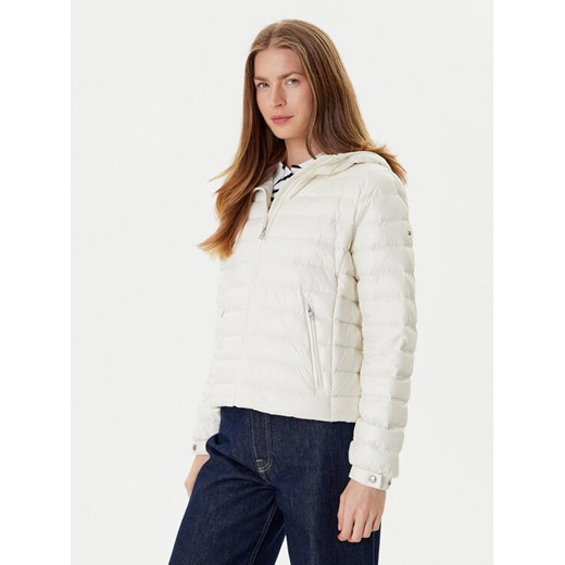 Tommy Hilfiger Kurtka puchowa WW0WW46788 Écru Regular Fit ze sklepu MODIVO w kategorii Kurtki damskie - zdjęcie 184749461