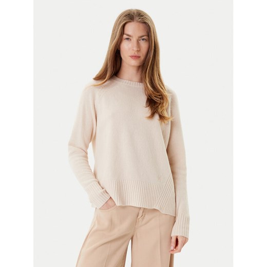 Marella Sweter Celia 2523366215 Écru Regular Fit ze sklepu MODIVO w kategorii Swetry damskie - zdjęcie 184749464