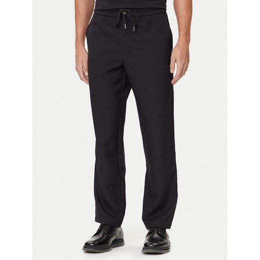 Versace Jeans Couture Spodnie materiałowe 79GAA100 N0136 Czarny Regular Fit ze sklepu MODIVO w kategorii Spodnie męskie - zdjęcie 184749471