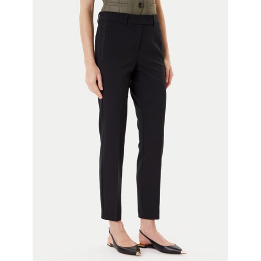 Marella Chinosy Opaco 2523136101 Czarny Slim Fit ze sklepu MODIVO w kategorii Spodnie damskie - zdjęcie 184749491
