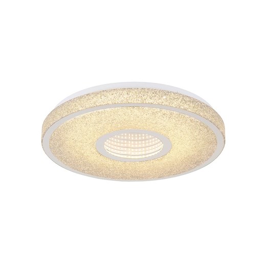 Globo lighting Lampa sufitowa LED &quot;Astania&quot; w kolorze białym - wys. 6,5 x Ø 38 cm ze sklepu Limango Polska w kategorii Oświetlenie led - zdjęcie 184750174