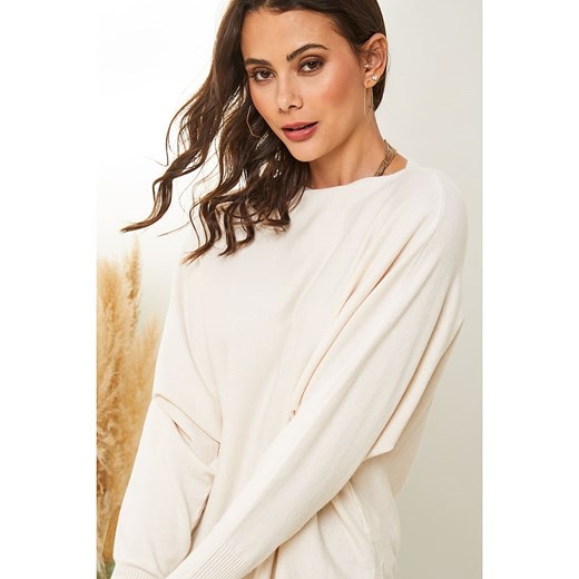 Soft Cashmere Sweter w kolorze kremowym Soft Cashmere 38/40 okazyjna cena Limango Polska