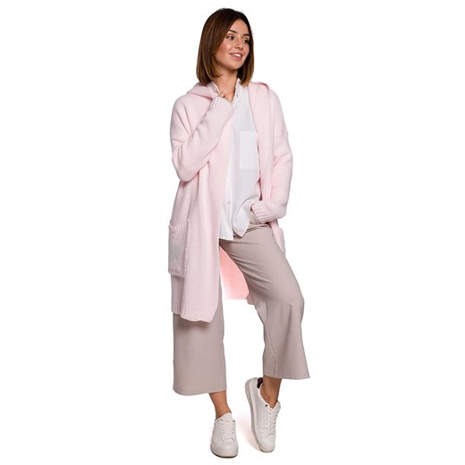 Be Wear Kardigan w kolorze jasnoróżowo-białym ze wzorem ze sklepu Limango Polska w kategorii Swetry damskie - zdjęcie 184751580