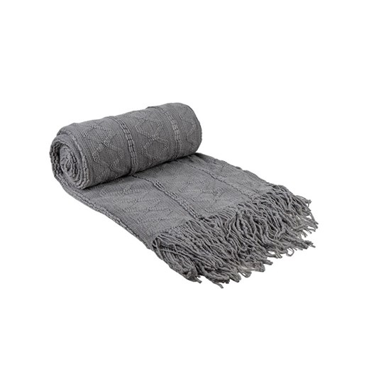 Romimex Koc w kolorze szarym - 200 x 130 cm ze sklepu Limango Polska w kategorii Koce i pledy - zdjęcie 184751740