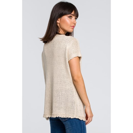 Be Wear Sweter w kolorze beżowym onesize promocja Limango Polska