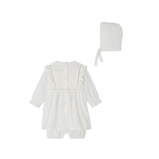 vertbaudet 3-częściowy zestaw w kolorze białym Vertbaudet 62 wyprzedaż Limango Polska