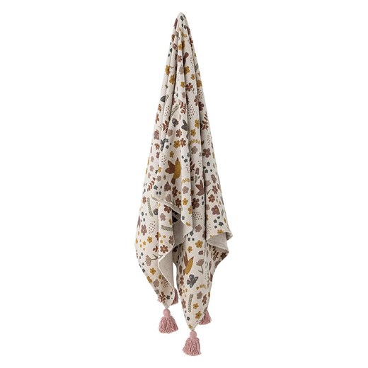 Bloomingville Pled &quot;Kristine&quot; ze wzorem - 160 x 130 cm Bloomingville onesize wyprzedaż Limango Polska