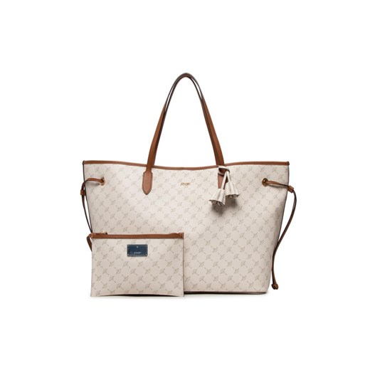 Torebka JOOP! Lara 4140006141 Écru ze sklepu eobuwie.pl w kategorii Torby Shopper bag - zdjęcie 184752742
