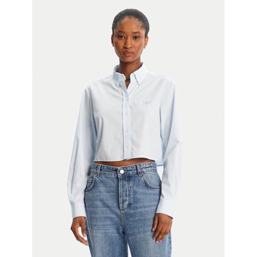 Tommy Jeans Koszula DW0DW21400 Błękitny Relaxed Fit ze sklepu MODIVO w kategorii Koszule damskie - zdjęcie 184752891