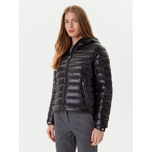 Tommy Hilfiger Kurtka puchowa WW0WW46788 Czarny Regular Fit ze sklepu MODIVO w kategorii Kurtki damskie - zdjęcie 184752944