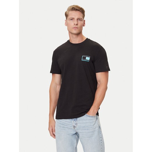 Tommy Jeans T-Shirt Pop Color Flag DM0DM21577 Czarny Regular Fit ze sklepu MODIVO w kategorii T-shirty męskie - zdjęcie 184753001