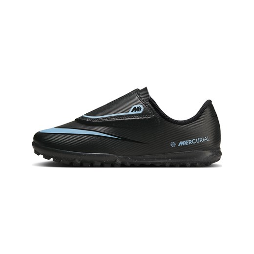 Buty piłkarskie typu low top na nawierzchnie typu turf dla małych dzieci Nike Jr. Mercurial Vapor 16 Club - Czerń ze sklepu Nike poland w kategorii Buty sportowe dziecięce - zdjęcie 184754131