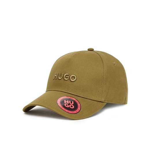 Czapka z daszkiem HUGO 50533410 Zielony ze sklepu eobuwie.pl w kategorii Czapki z daszkiem męskie - zdjęcie 184754710