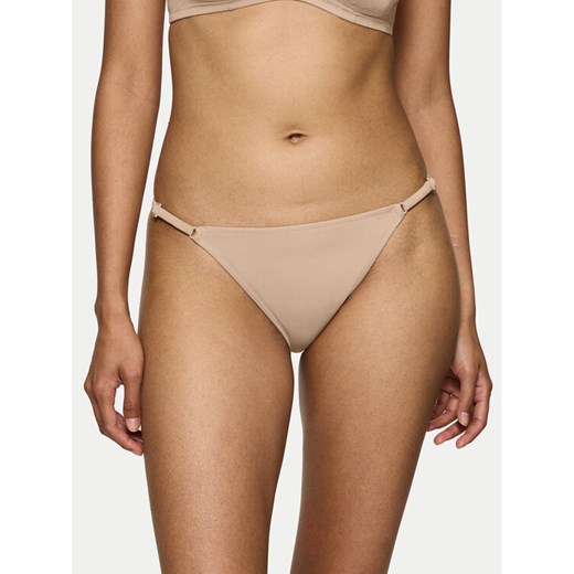 Triumph Dół od bikini Midnight 10222211 Beżowy ze sklepu MODIVO w kategorii Stroje kąpielowe - zdjęcie 184754920