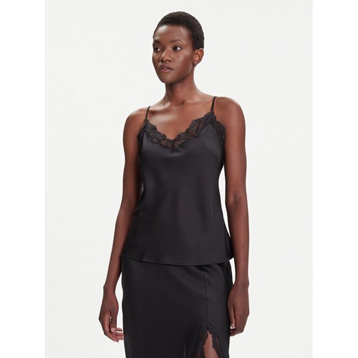 Calvin Klein Top LV044C101G Czarny Regular Fit ze sklepu MODIVO w kategorii Bluzki damskie - zdjęcie 184754964
