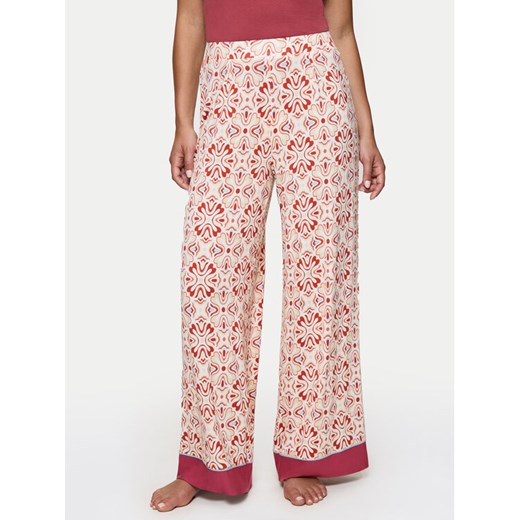 Triumph Spodnie piżamowe Aura Spotlight 10222614 Kolorowy Relaxed Fit ze sklepu MODIVO w kategorii Piżamy damskie - zdjęcie 184754970