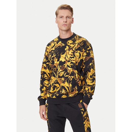 Versace Jeans Couture Bluza 79GAI3R0 FS201 Czarny Regular Fit ze sklepu MODIVO w kategorii Bluzy męskie - zdjęcie 184754990