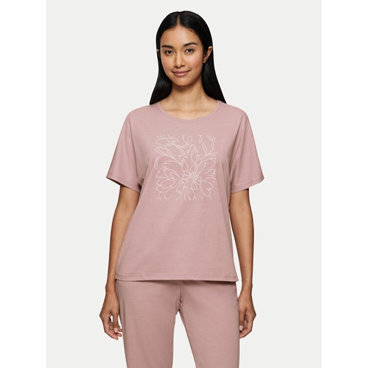 Triumph Koszulka piżamowa Mix & Match 10218281 Różowy Relaxed Fit ze sklepu MODIVO w kategorii Piżamy damskie - zdjęcie 184755002