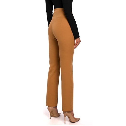 made of emotion Spodnie w kolorze jasnobrązowym S okazja Limango Polska