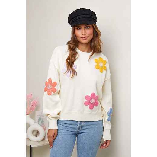 Soft Cashmere Sweter w kolorze kremowym ze sklepu Limango Polska w kategorii Swetry damskie - zdjęcie 184756963