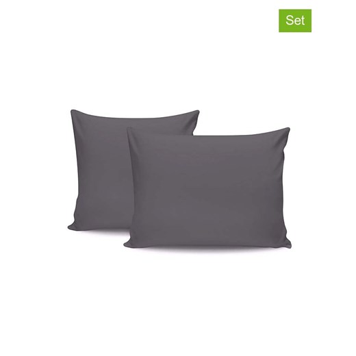 MIX&amp;MATCH Poszewki renforcè (2 szt.) w kolorze szarym na poduszkę ze sklepu Limango Polska w kategorii Poduszki dekoracyjne - zdjęcie 184756992