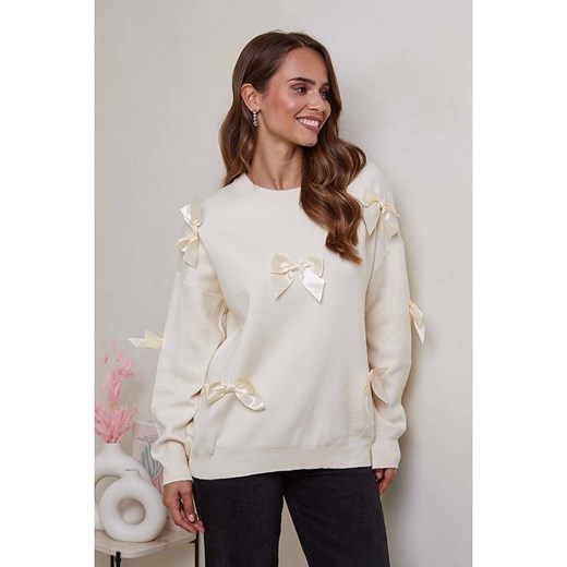 Soft Cashmere Sweter w kolorze kremowym Soft Cashmere 34/36 wyprzedaż Limango Polska