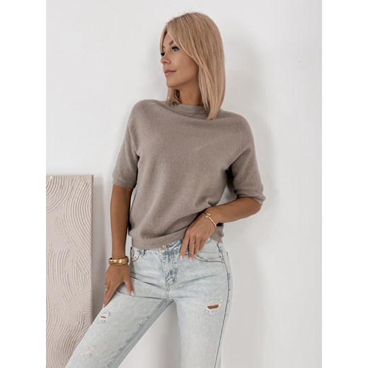sweter castille ciemnobeżowy one size ONE SIZE UBRA