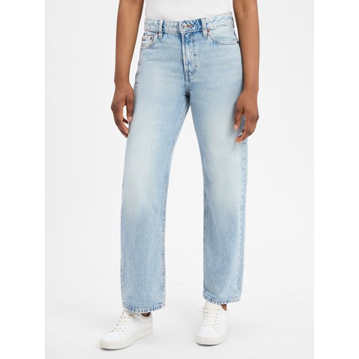 Calvin Klein Jeans Dżinsy - Signature 90s Straight Kobiety Bawełna bielony jednolity ze sklepu vangraaf w kategorii Jeansy damskie - zdjęcie 184758960