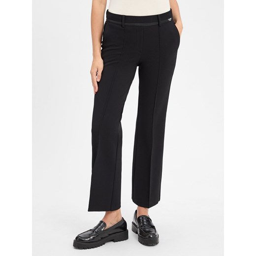 Cambio Spodnie - Francoise Kobiety czarny wypukły wzór tkaniny ze sklepu vangraaf w kategorii Spodnie damskie - zdjęcie 184759023