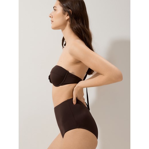 Reserved - Dół od bikini - ciemnobrązowy ze sklepu Reserved w kategorii Stroje kąpielowe - zdjęcie 184759700