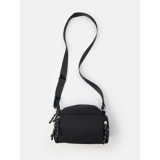 Sinsay - Nylonowa torebka crossbody - czarny Sinsay One Size Sinsay